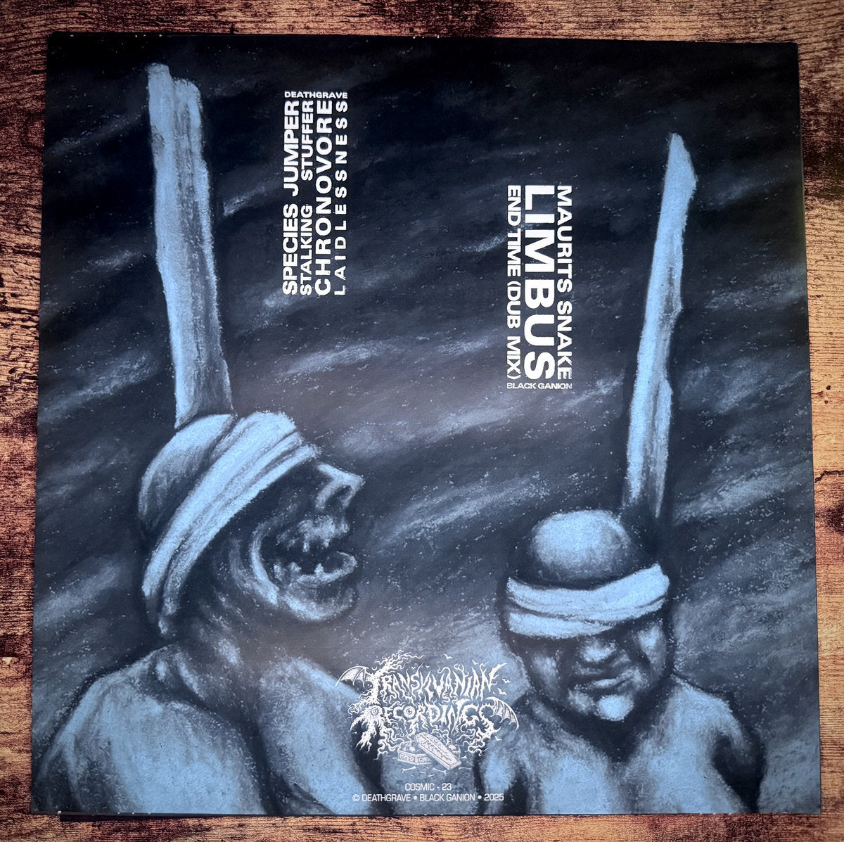 Deathgrave / Black Ganion – S/T Split LP