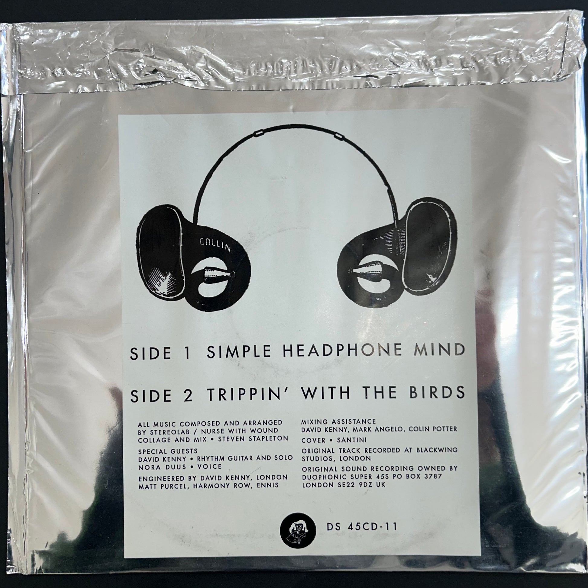 Stereolab &amp; Nurse With Wound – Simple Headphone Mind LP (Rare, VG+, OP)