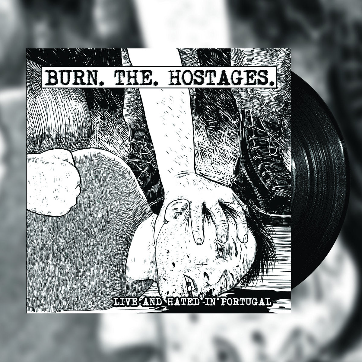 Burn The Hostages / Lucifungus – S/T Split 7&quot;