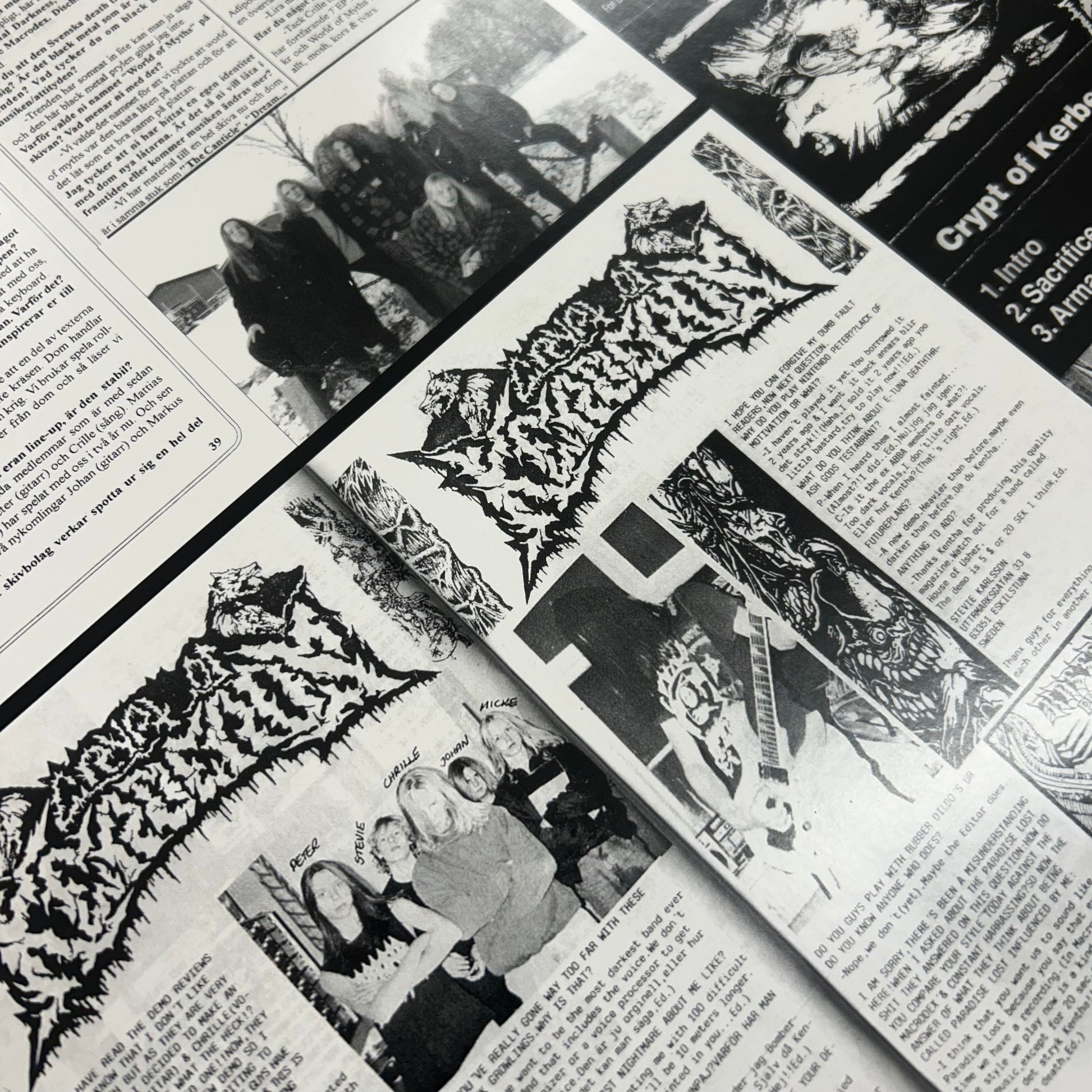 Crypt Of Kerberos ‎– MCMXCI-MCMXCIII 3LP (Rare / Used, M Unplayed)