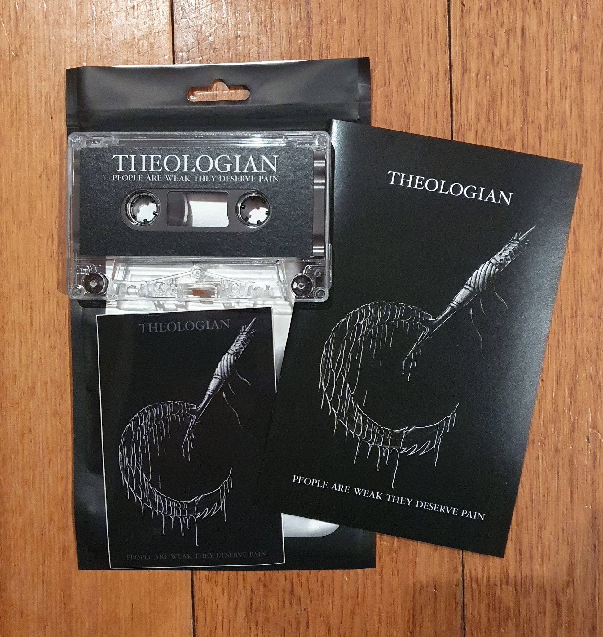 Theologian – People Are Weak They Deserve Pain MC
