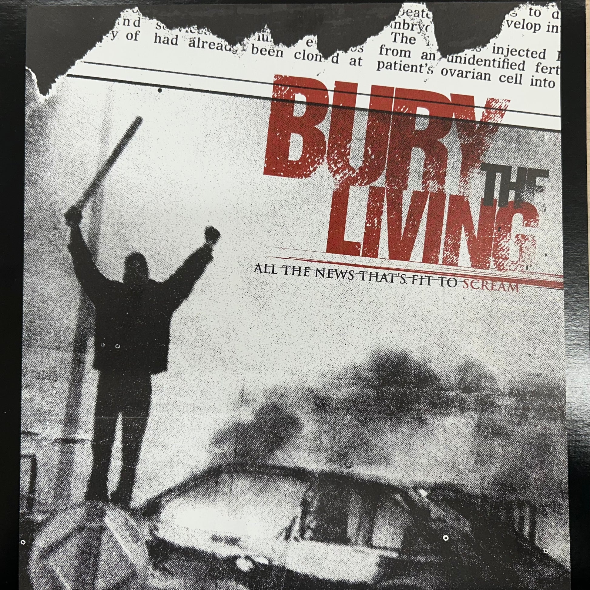 Bury the Living – All the News That&#39;s Fit to Scream (Test Press) LP (Rare / Used, NM)
