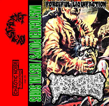 Masticated Polyps / Bestial Sores – Forceful Liquifaction / Fleshrippers MC