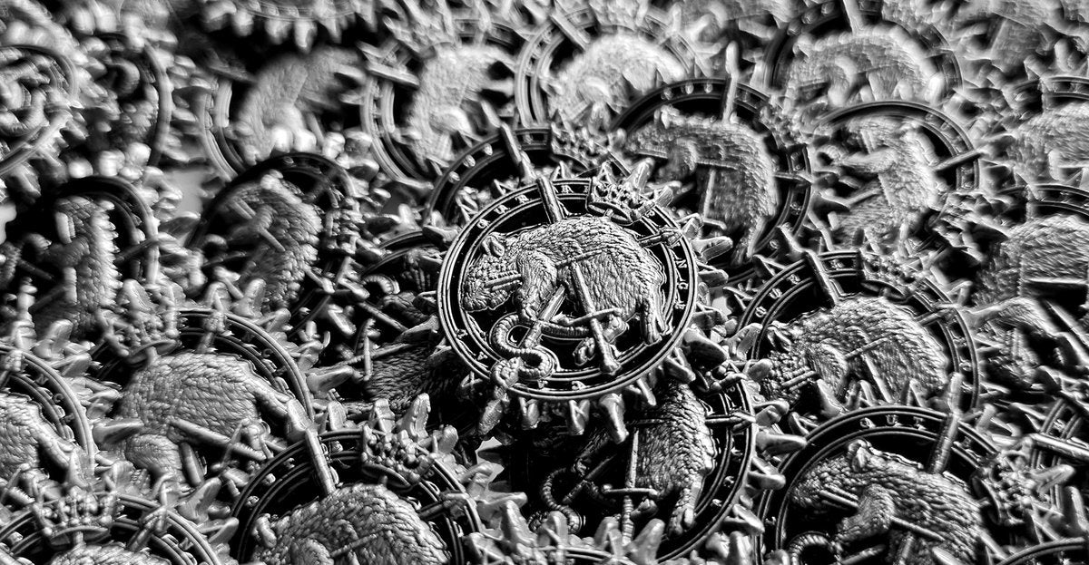 Gutter Prince Cabal – Rat Sigil Pin