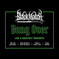 Black Match Candles, &#39;Bang Over&#39;, 300g Soy Candle