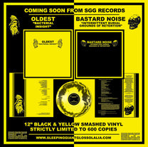 Bastard Noise / Oldest – S/T Split LP