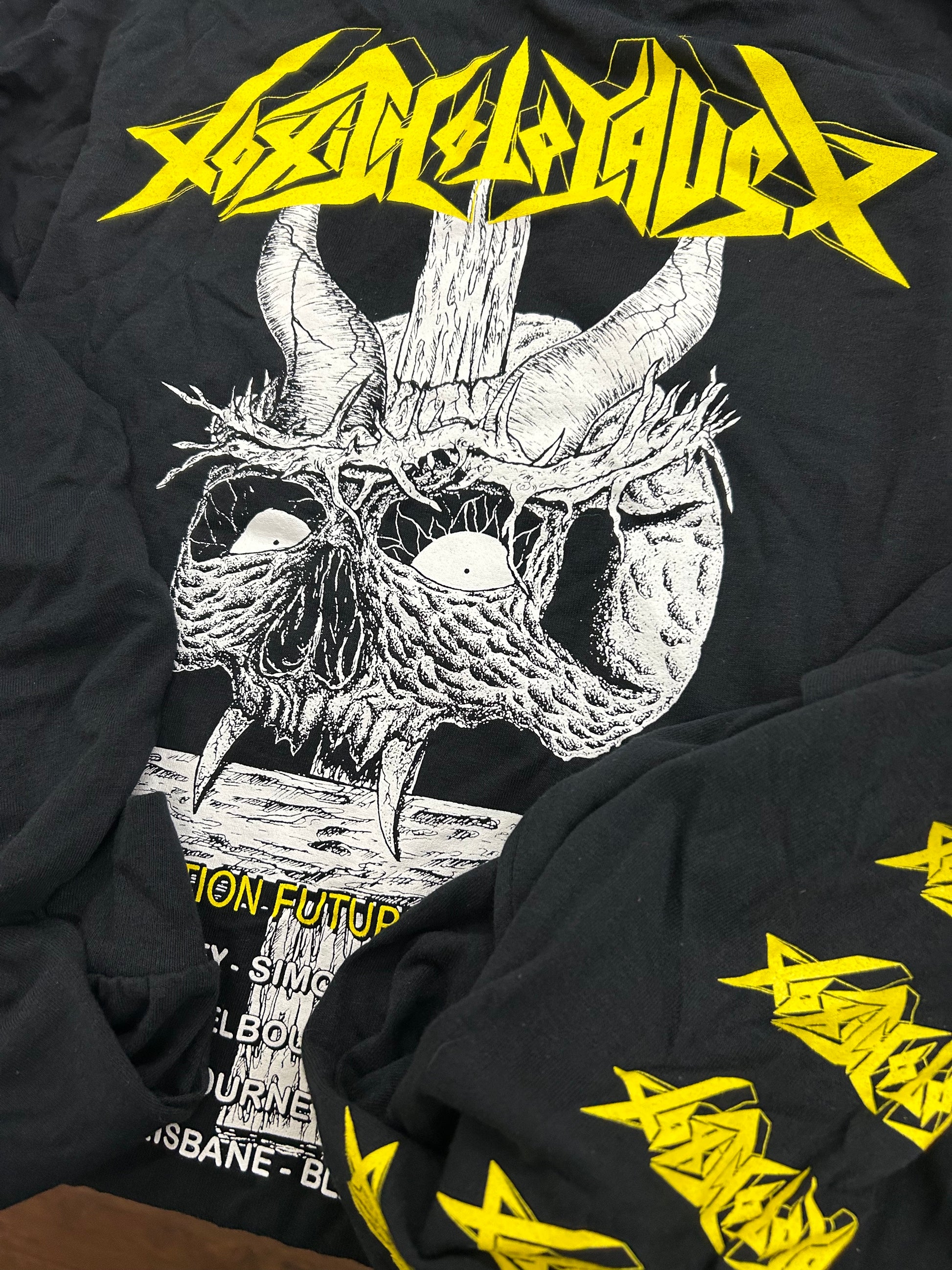 Toxic Holocaust, &#39;Radiation Sickness&#39; Australian Tour Longsleeve