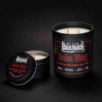 Black Match Candles, &#39;Bada Bing&#39;, 300g Soy Candle