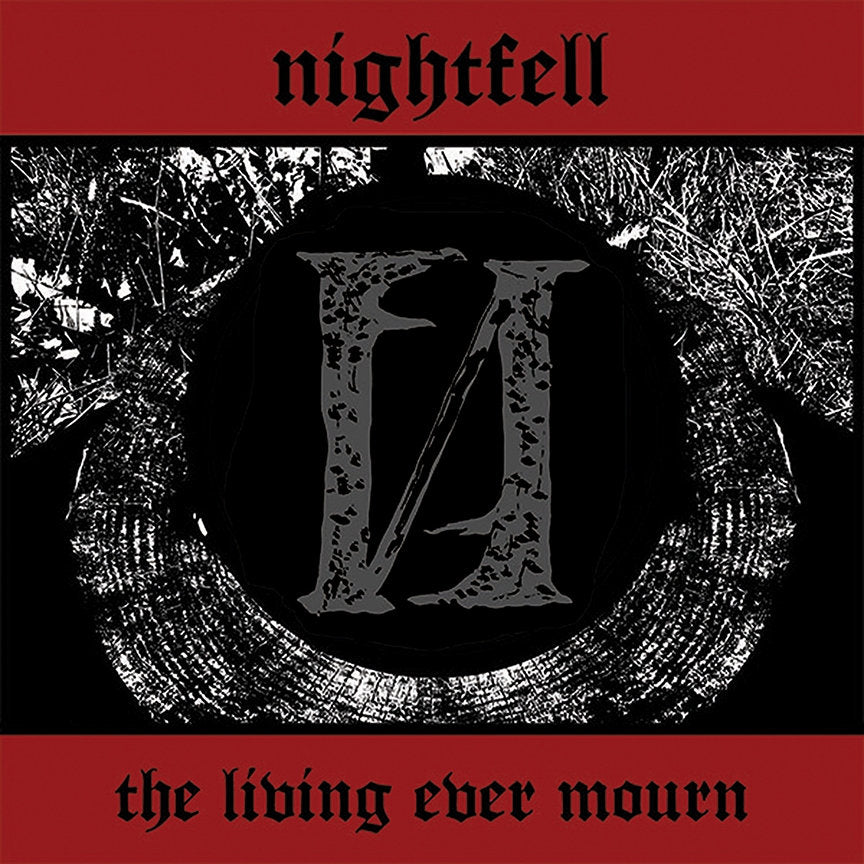 Nightfell – The Living Ever Mourn LP (Rare / Used, VG+)