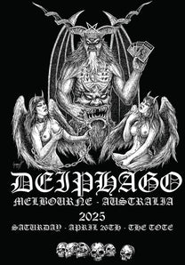 Deiphago, &#39;Australian Tour&#39; T-Shirt