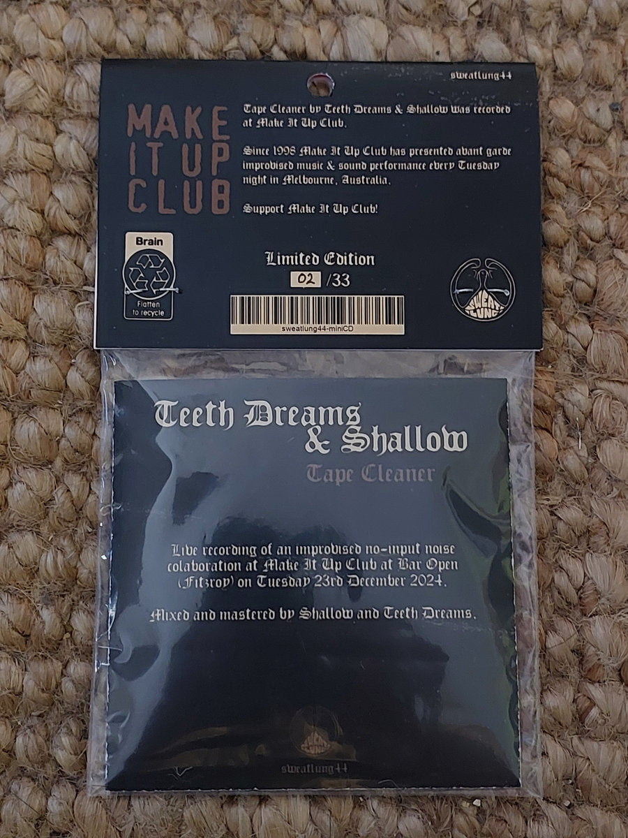 Teeth Dreams &amp; Shallow – Tape Cleaner CD