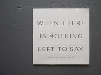 Todd Anderson-Kunert – When There is Nothing Left to Say LP