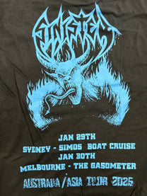 Sinister, &#39;Darkness Before Dawn&#39; Australian Tour T-Shirt