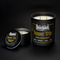 Black Match Candles, &#39;Power Trip&#39;, 300g Soy Candle