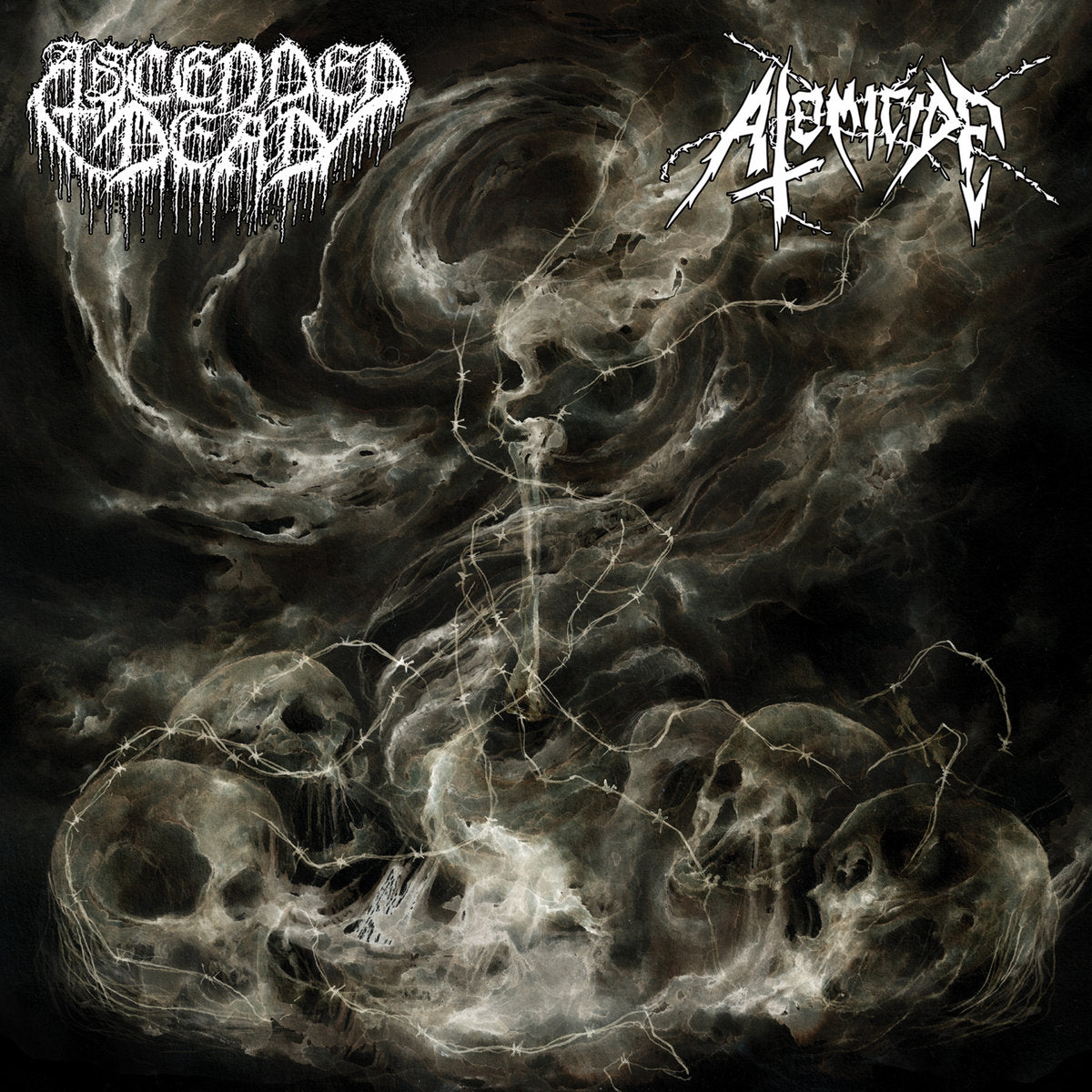 Ascended Dead / Atomicide – S/T Split CD