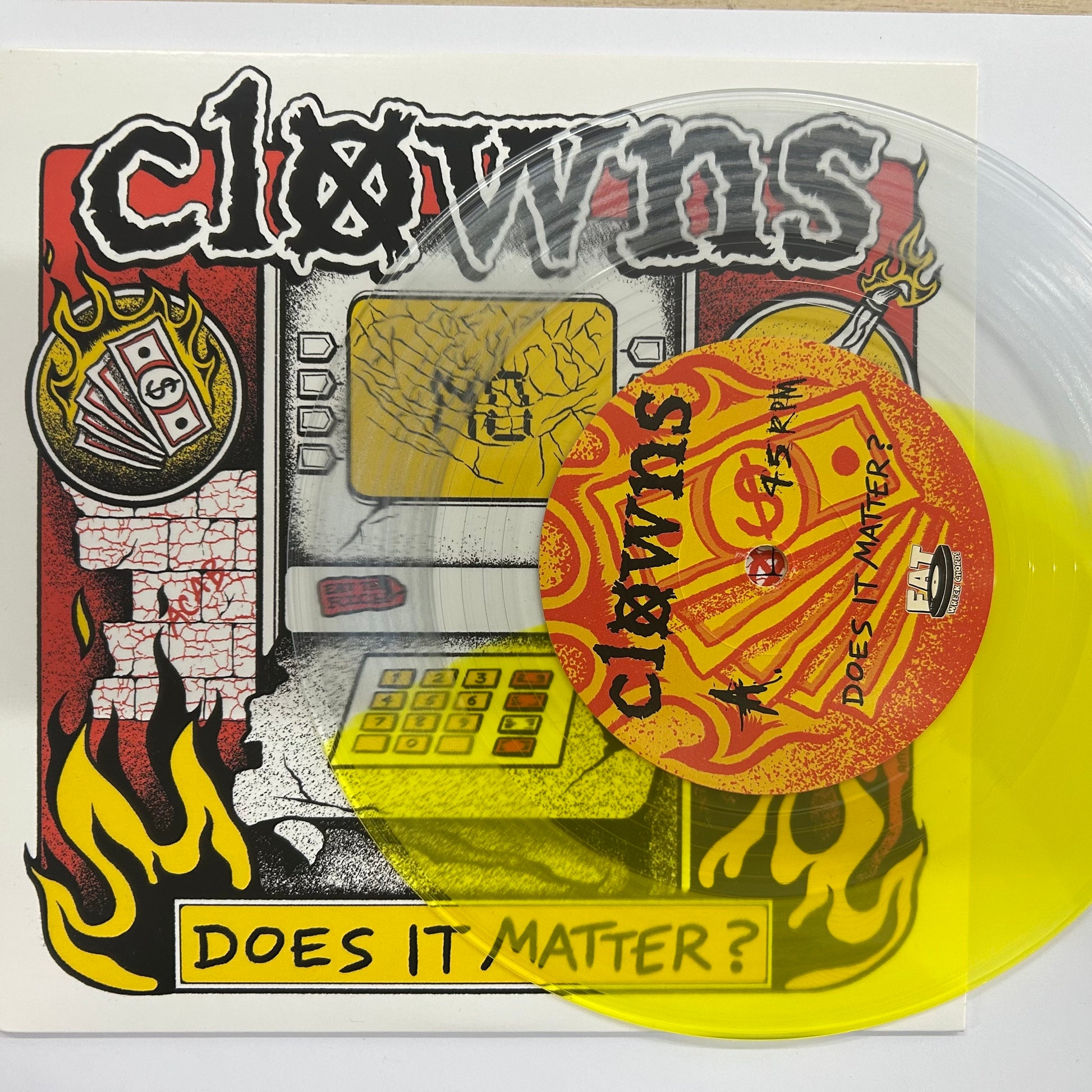 Clowns – Does it Matter? / Sarah 7&quot; (Rare / Used, NM)