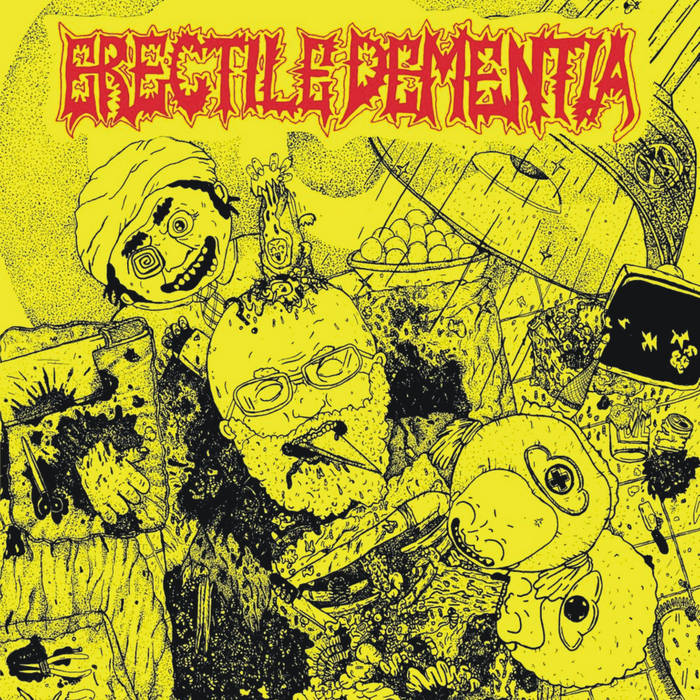 Dead Friends / Erectile Dementia – S/T 7&quot; (Rare / Used, VG+)