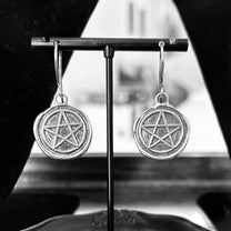 Hex Arcana Jewellery, &#39;Pentacle&#39; Earrings