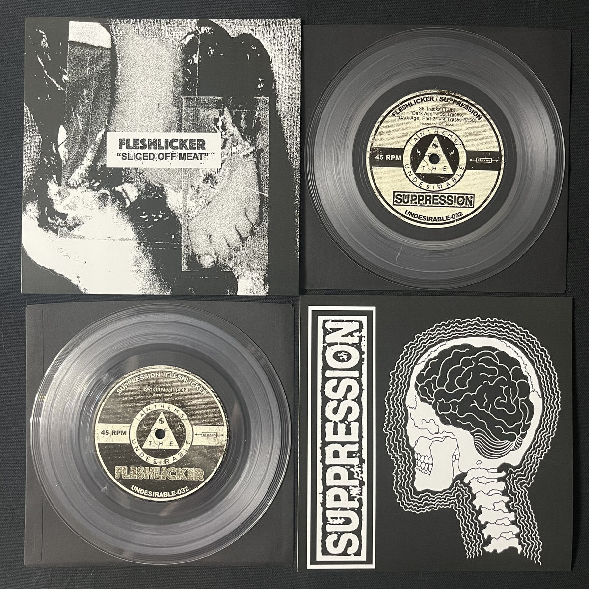 Suppression / Fleshlicker – S/T 7&quot;