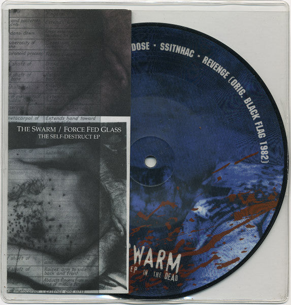 The Swarm / Force Fed Glass – The Self Destruct EP 7&quot; (Rare / Used, VG+)