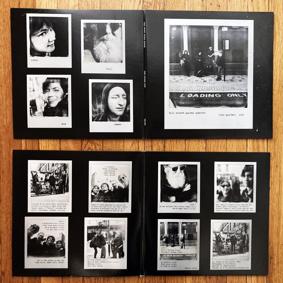 Bill Orcutt – Four Guitars Live LP