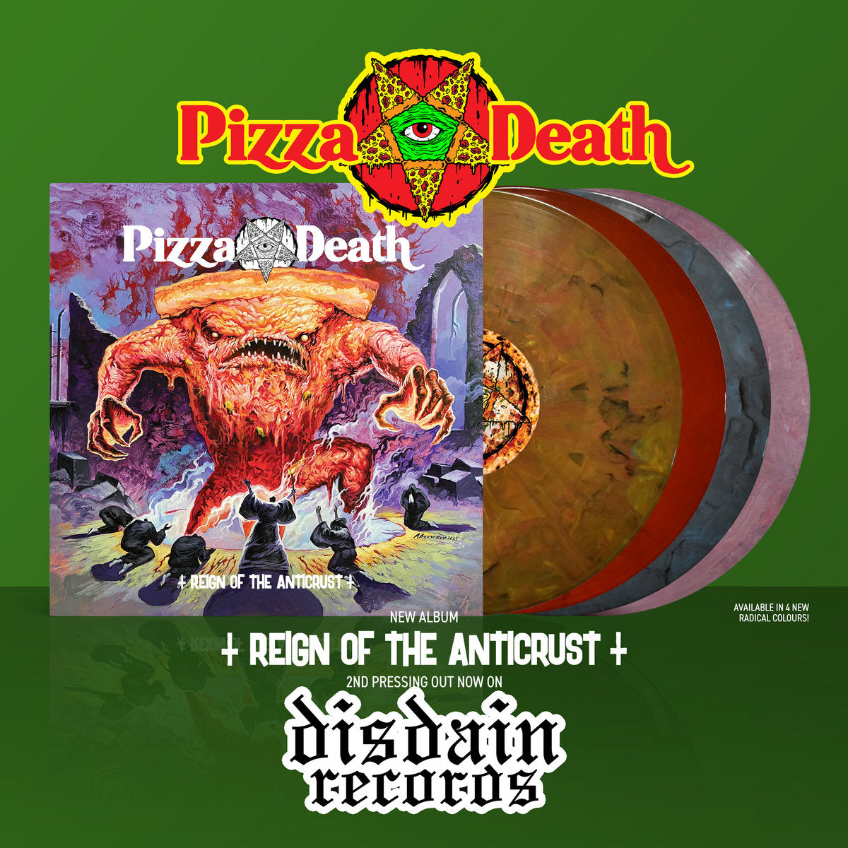 Pizza Death – Reign Of The Anticrust LP
