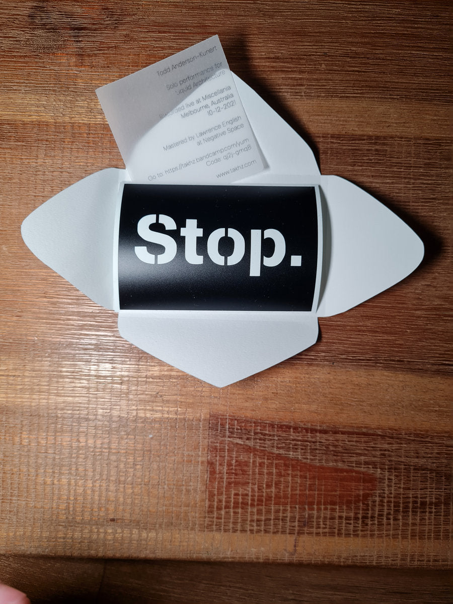 Todd Anderson-Kunert – Stop DL + Sticker