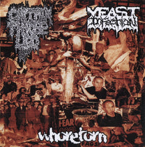 Captain 3 Leg / Whoretorn / Yeast Infection – Split CD (Rare / Used, VG+)