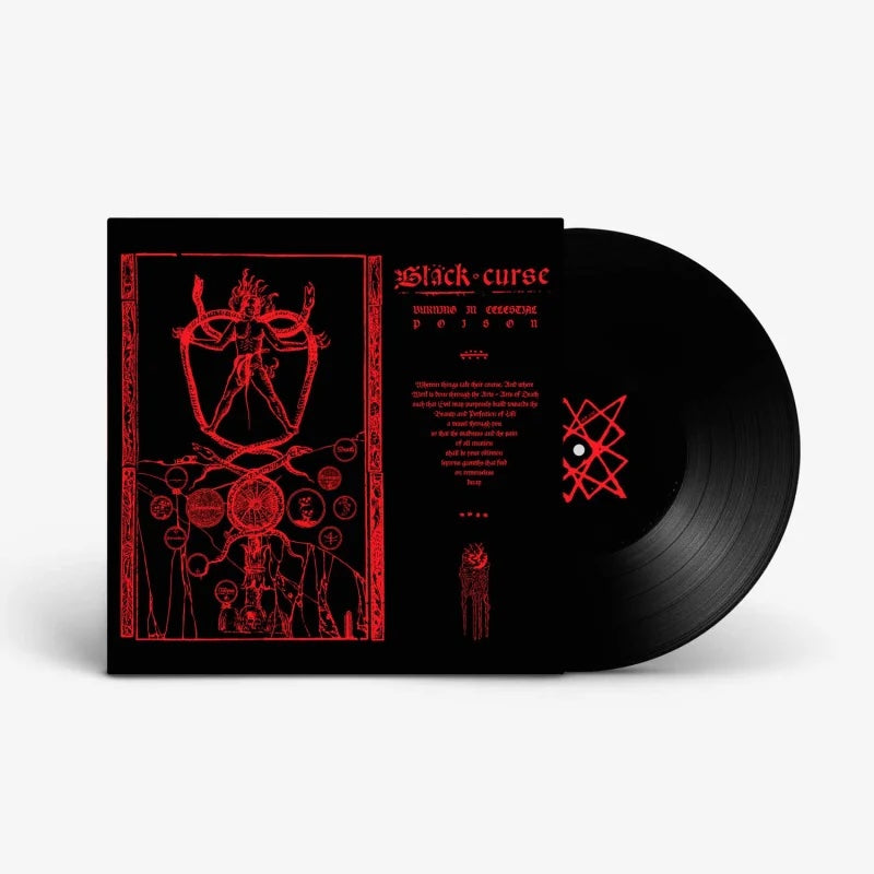 Black Curse – Burning In Celestial Poison LP