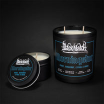 Black Match Candles, &#39;Morningstar&#39;, 300g Soy Candle