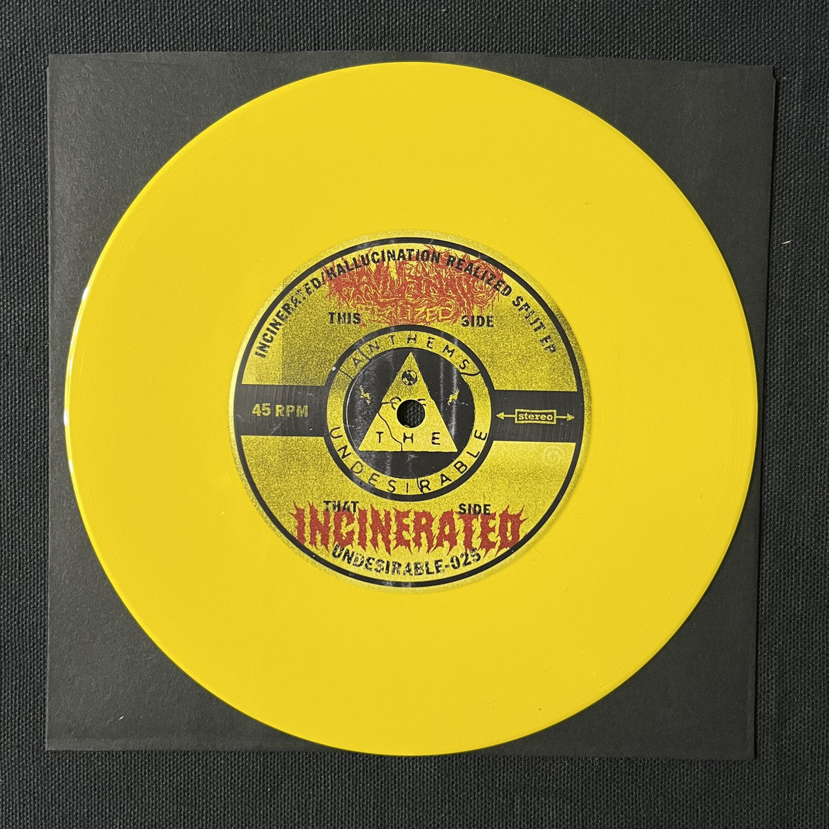 Incinerated / Hallucination Realized – S/T 7&quot;