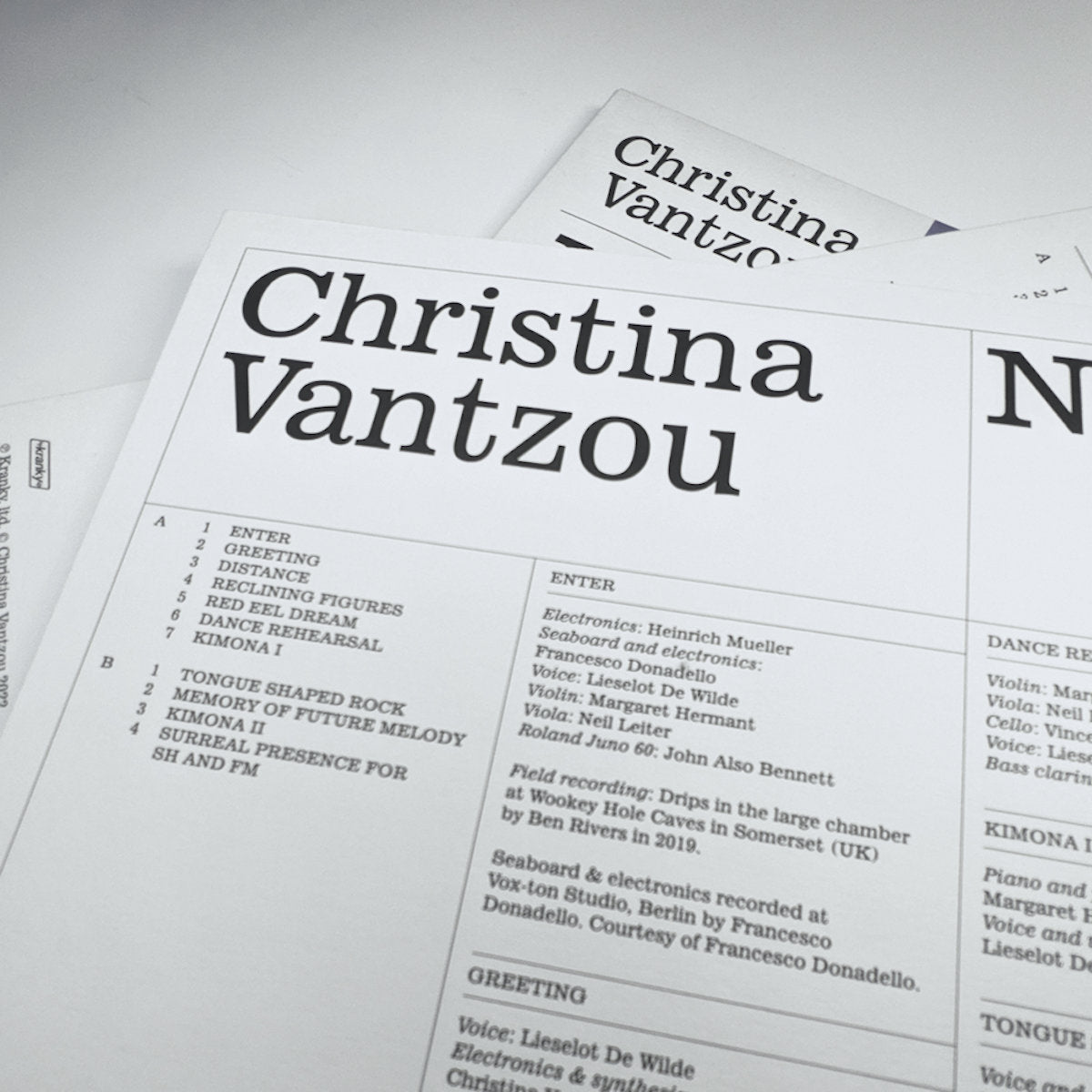 Christina Vantzou – No. 5 LP