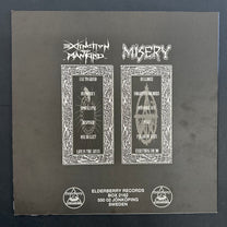 Extinction of Mankind / Misery – Apocalyptic Crust LP (Rare, VG+, OP)