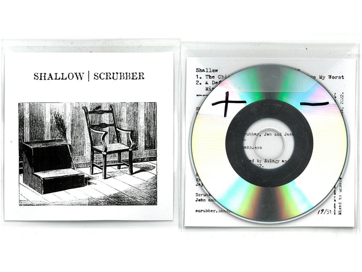 Shallow / Scrubber – S/T Split CD-R