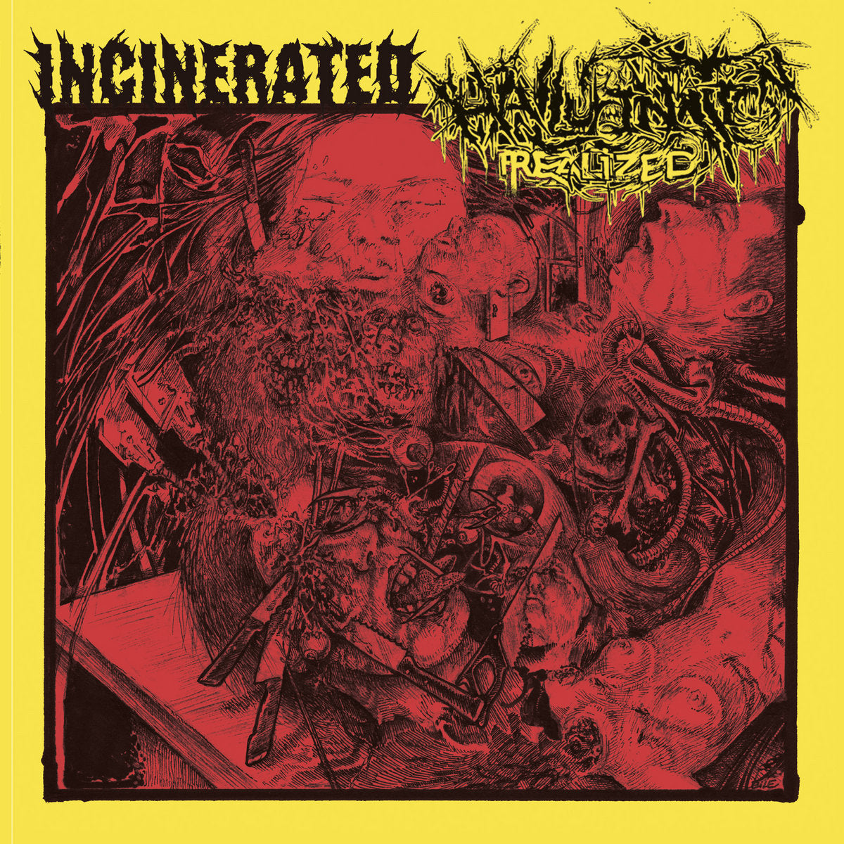 Incinerated / Hallucination Realized – S/T 7&quot;