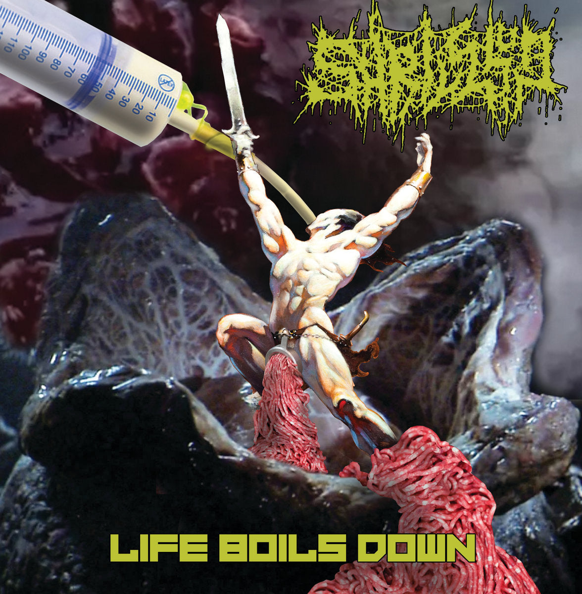 Headless Death / Shrivel Up – Corporate Scraper / Life Boils Down Split 7&quot;