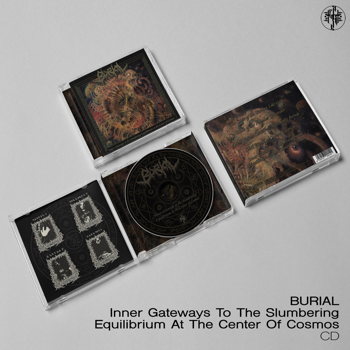 Burial – Inner Gateways To The Slumbering Equilibrium At The Center Of Cosmos CD