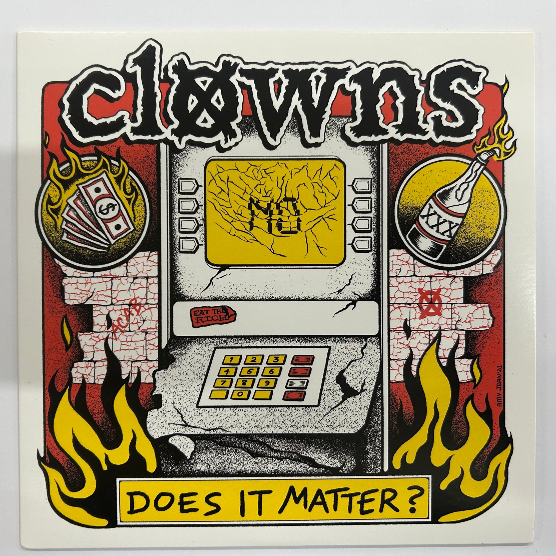 Clowns – Does it Matter? / Sarah 7&quot; (Rare / Used, NM)