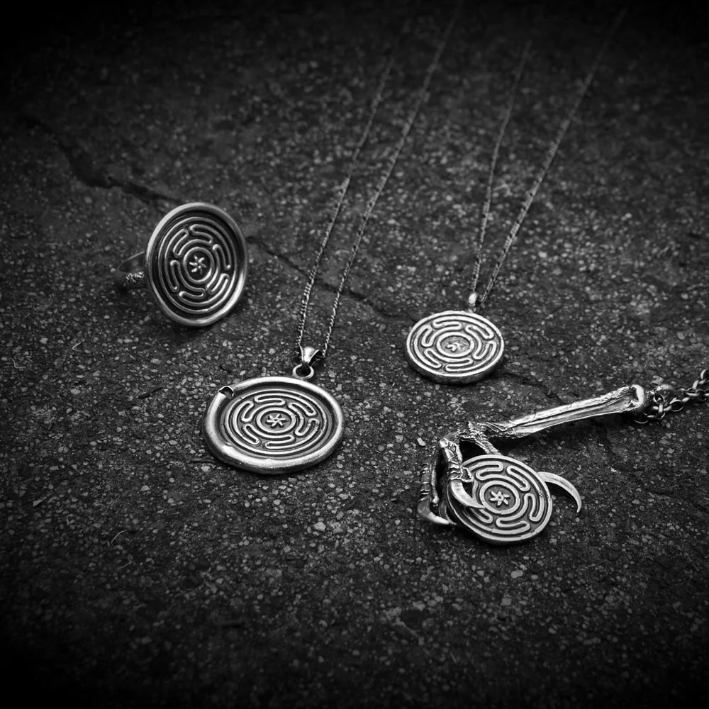 Hex Arcana Jewellery, &#39;Hekate&#39;s Wheel&#39; Necklace